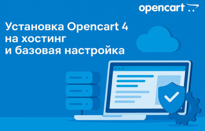Установка Opencart 4 на хостинг и базовая настройка